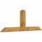 Ekena Millwork Portland Rough Sawn Timber Gable Bracket, Western Red Cedar, 84"W x 31"H x 6"D x 6"F, 9/12 Pitch GBW084X31X0606POR00RWR - alternate 5